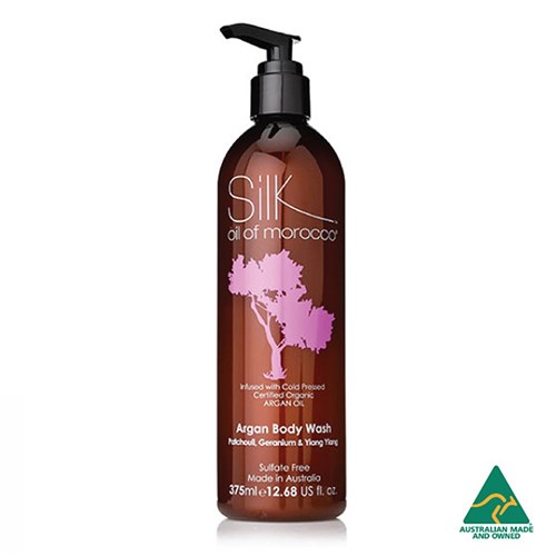 Argan Vegan Body Wash - Patchouli, Geranium & Ylang Yl